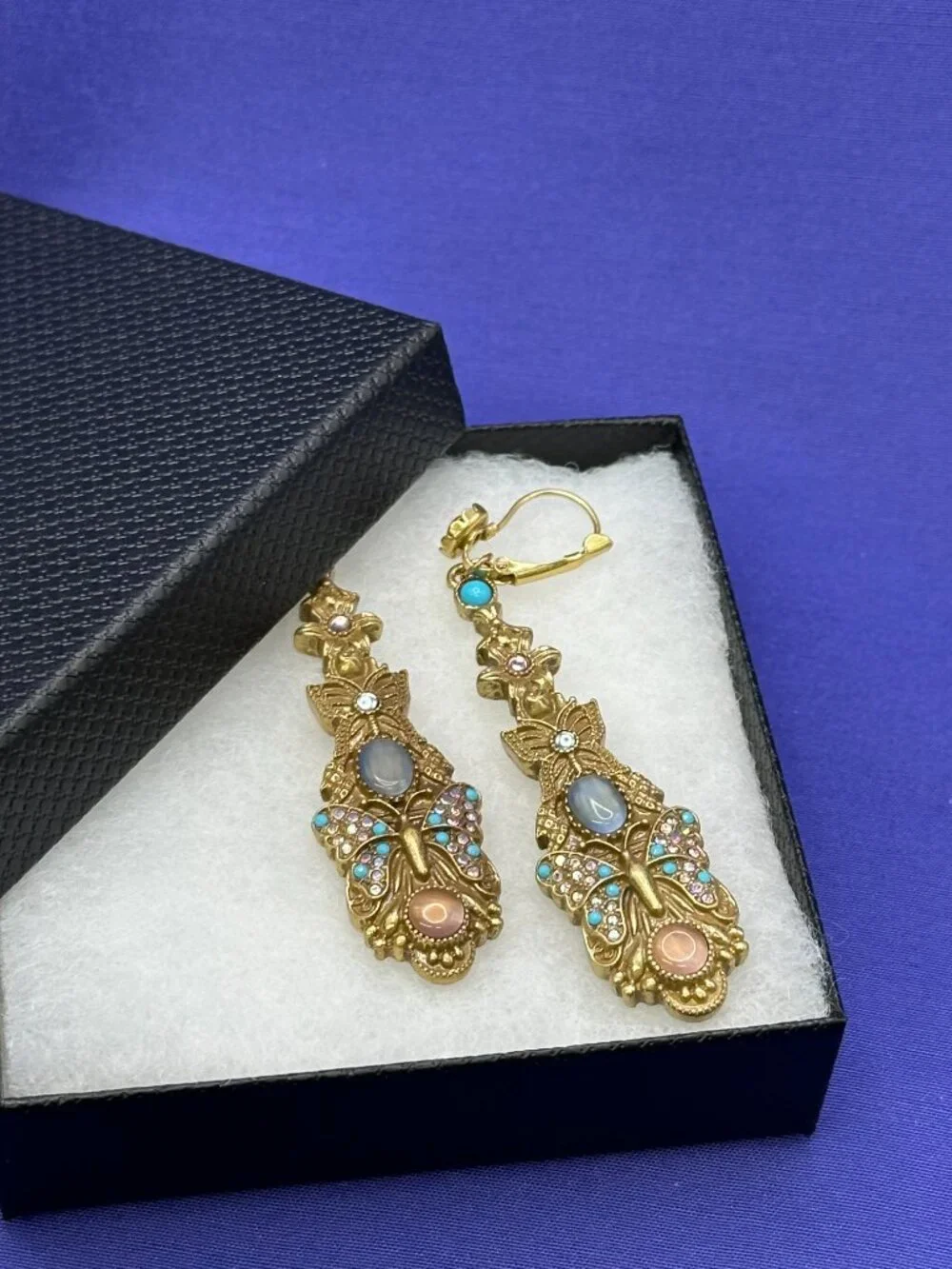 Askew London Butterfly Dangle Earrings